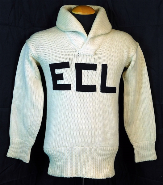 1923-28 Eastern Colored League Cable Knit Cowl Neck Sweater-Most Likely Used to be Worn in Colored World Series