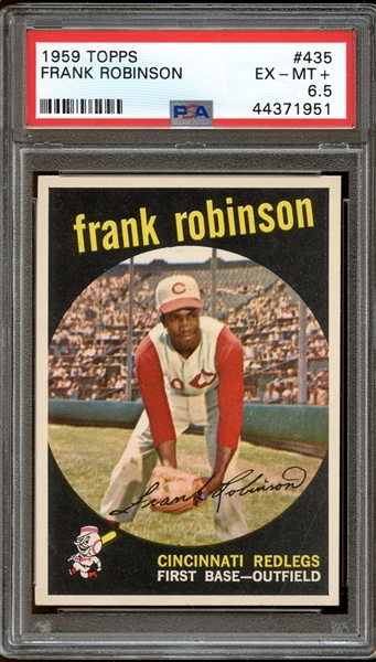 1959 Topps #435 Frank Robinson PSA 6.5 EX/MT+