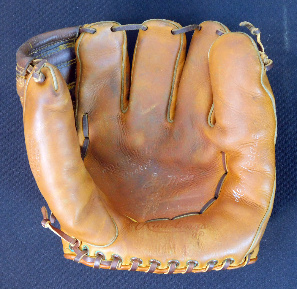 MICKEY MANTLE Model Ball Glove Vintage Leather Baseball