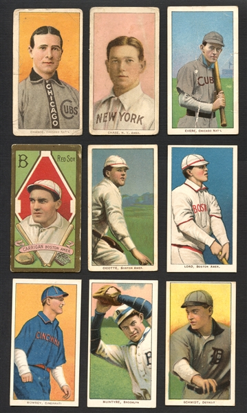 1909-11 T205 and T206 Group of (28) with HOFers