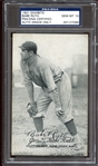 1921 Exhibits Babe Ruth Autographed PSA/DNA 10 GEM MINT- The Finest Autographed Ruth Card Known In The Hobby