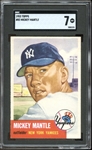 1953 Topps #82 Mickey Mantle SGC 7 NM