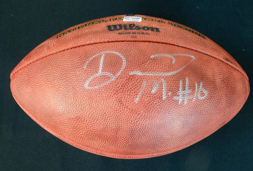 Donte Moncrief Signed Official NFL Football PSA/DNA