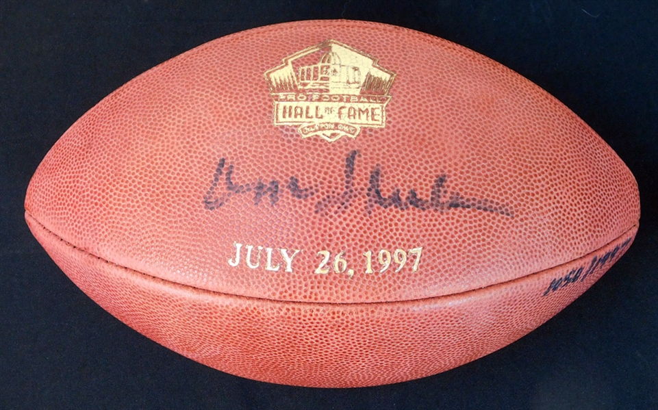 Don Shula Signed Official NFL Hall of Fame Induction Football JSA