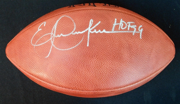 Eric Dickerson Signed Official NFL Football JSA