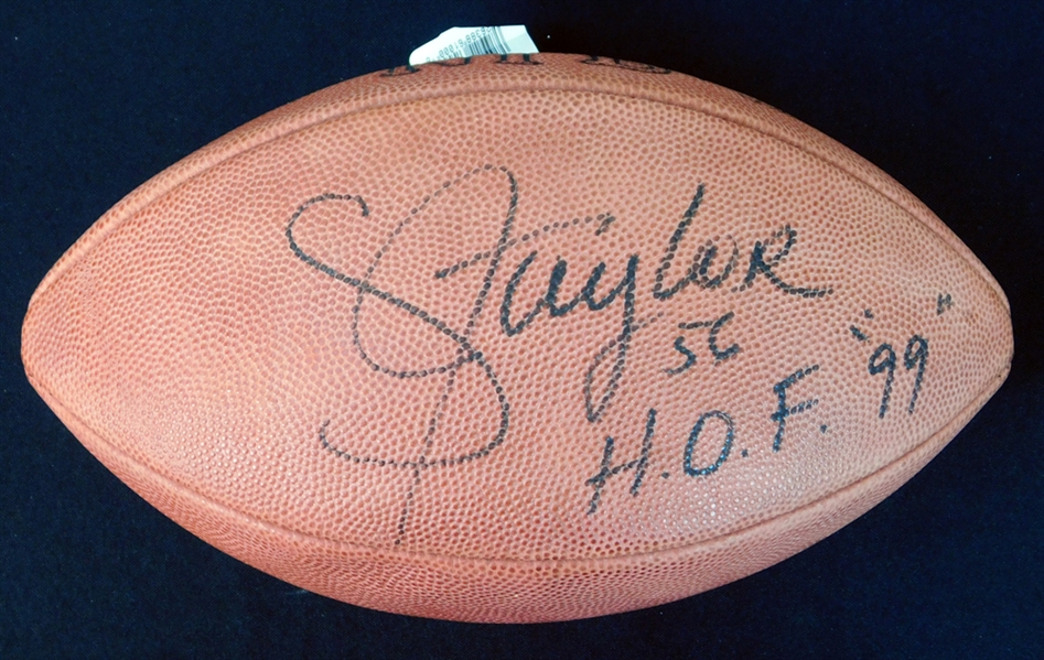 Lawrence Taylor Signed Official NFL Football PSA/DNA