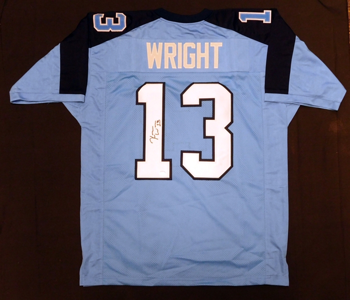 Kendall Wright Signed Tennessee Titans Jersey GTSM