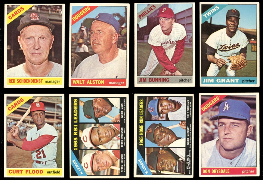 1966 Topps Baseball Partial Set (446/596)