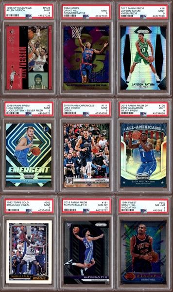 1990s-2010s Basketball Rookie Card Lot of (35) All PSA Graded