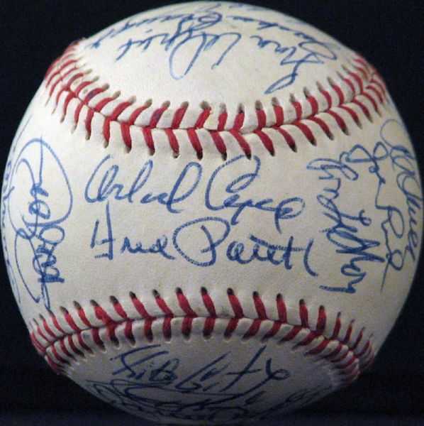 1988 All-Star Legends Game Multi-Signed Ball With (28) Signatures Including HOFers