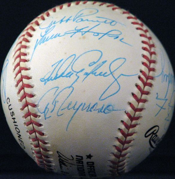 1993 Colorado Rockies Inaugural Season Multi-Signed ONL (White) Ball with (12) Signatures