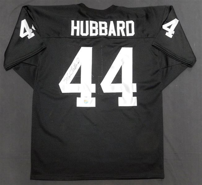 Marv Hubbard Signed Oakland Raiders Jersey PSA/DNA