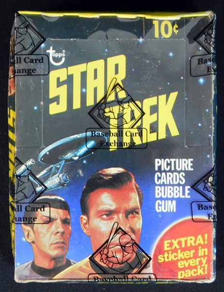1976 Topps Star Trek Full Unopened Wax Box BBCE