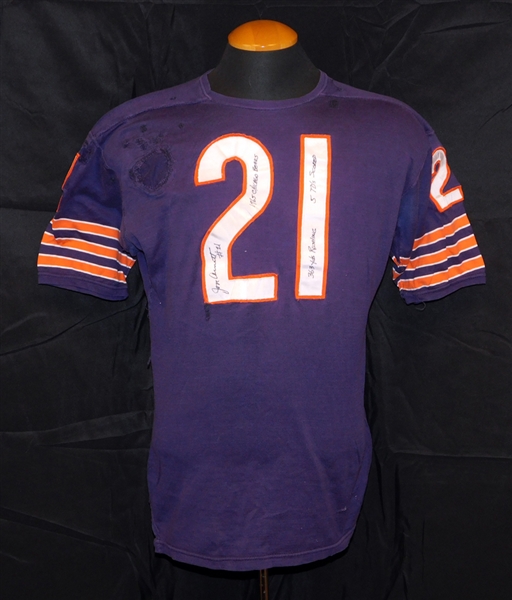 Circa 1965 Jon Arnett Chicago Bears Game-Used and Signed Jersey
