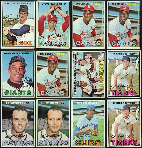 1967 Topps Star Card Lot of (27) Cards
