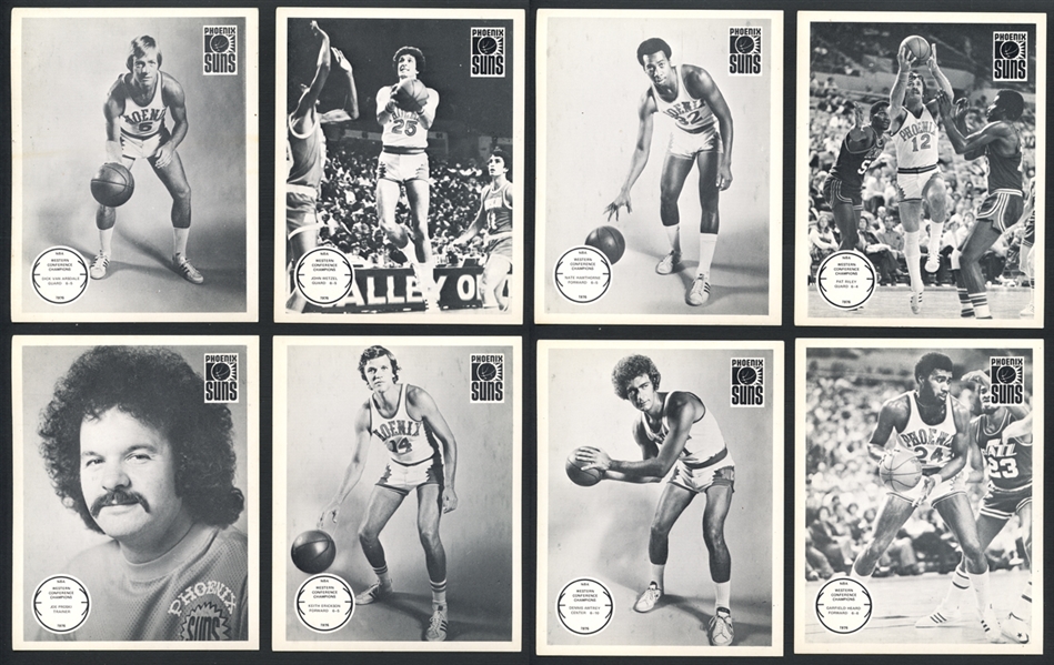 1975-76 Phoenix Suns Team Issue Complete Set of (16)