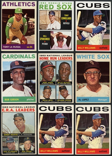 1964 Topps Group of (285) with Hall of Famers
