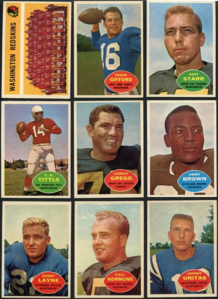 1960 Topps Football Complete Set