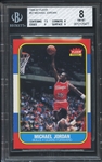 1986-87 Fleer #57 Michael Jordan BGS 8 NM-MT