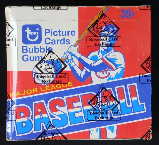 1980 Topps Baseball Full Unopened Cello Box BBCE