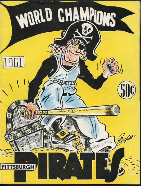 1961 World Champion Pittsburgh Pirates Yearbook