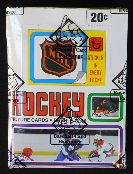 1979-80 Topps Hockey Full Unopened Wax Box BBCE - Possible Wayne Gretzky Rookie