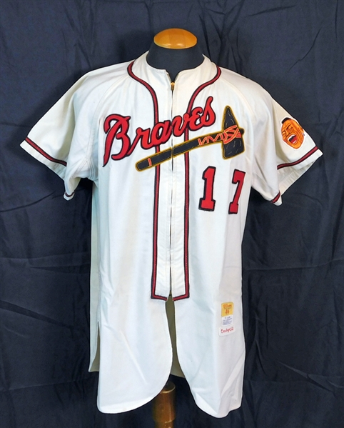 1956 Gene Conley Milwaukee Braves Game-Used Home Jersey