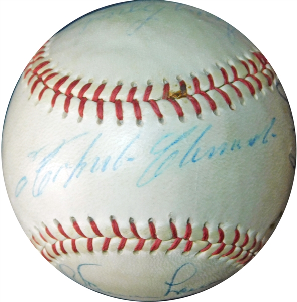 Roberto Clemente Signed Baseball with Others JSA