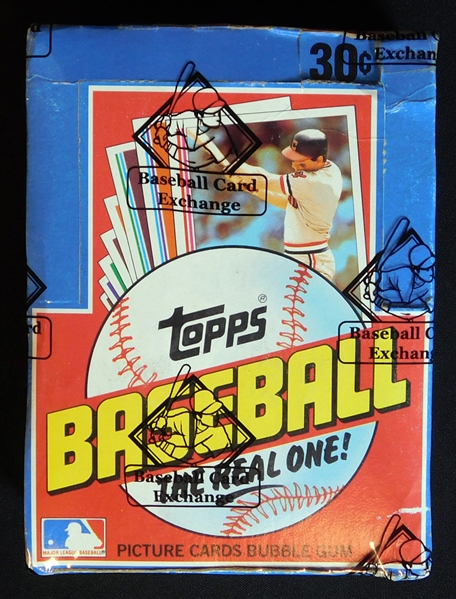 1982 Topps Baseball Full Unopened Wax Box BBCE