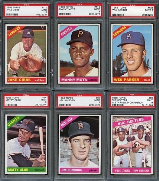1966 Topps 30 Card Group All PSA MINT 9 (69-147)