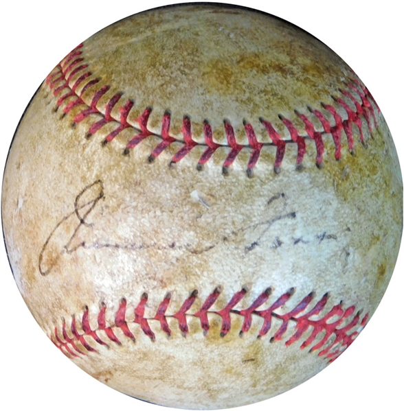 Jimmie Foxx Single-Signed Baseball JSA