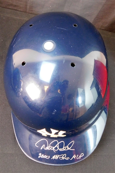 Derek Jeter New York Yankees Signed and Inscribed Batting Helmet JSA