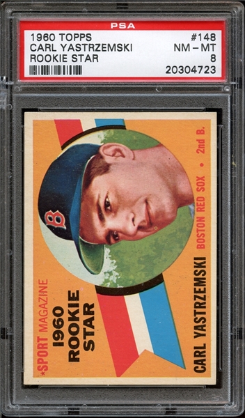 1960 Topps #148 Carl Yastrzemski PSA 8 NM/MT