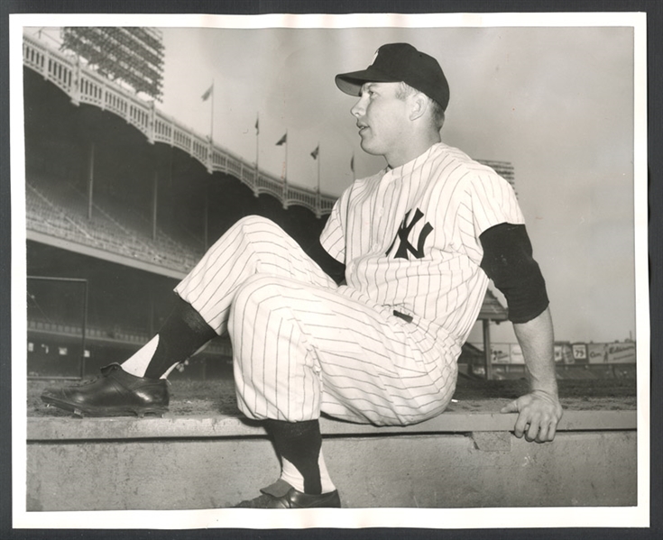1954 Mickey Mantle New York Yankees Type I Original Photograph PSA/DNA