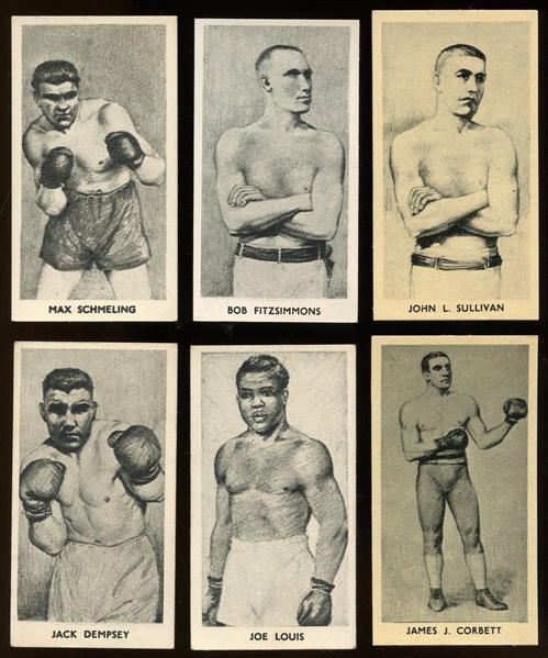 1938 F.C. Cartledge Famous Fighters Complete Set of 50 
