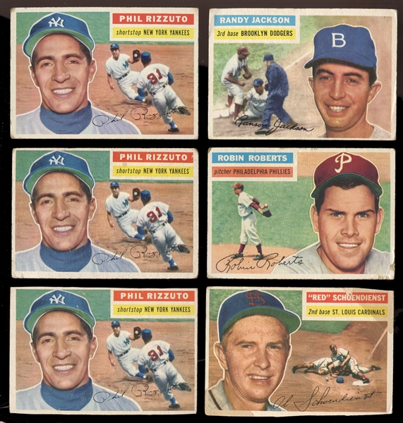 1956 Topps Baseball Star Card Group of (13)