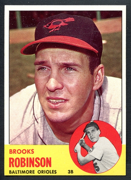 1963 Topps #345 Brooks Robinson 