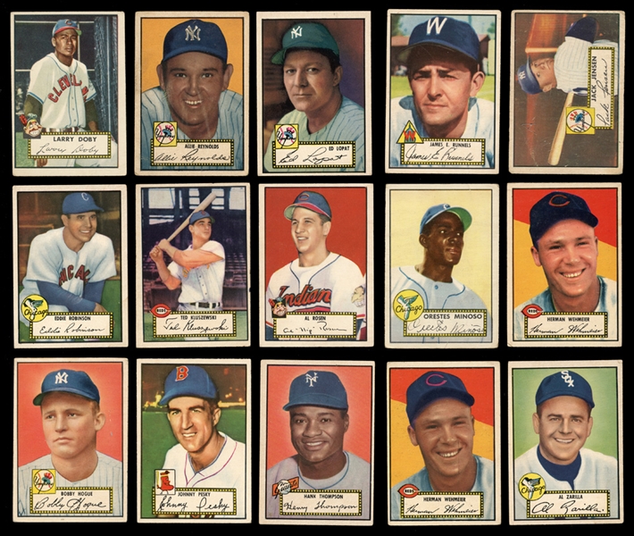 1952 Topps Group of (176) with Stars and Low Numbers