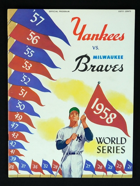 1958 World Series Program