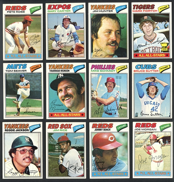 1977 Topps Baseball Near-Complete Set (653/660)
