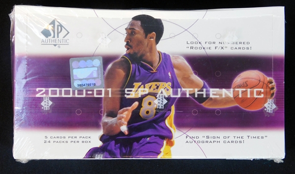 2000-01 SP Authentic Basketball Unopened Wax Box