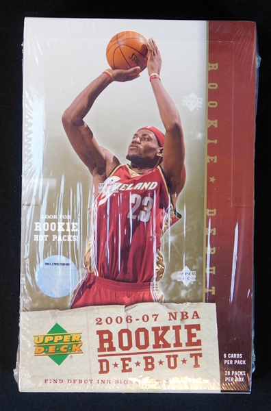 2006-07 Upper Deck NBA Rookie Debut Basketball Unopened Wax Box