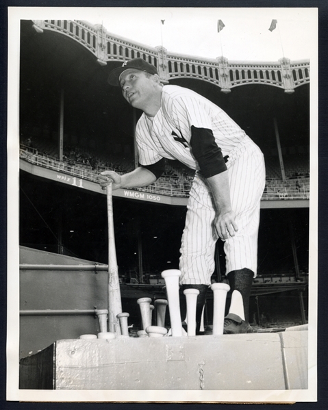 1959 Mickey Mantle New York Yankees Type I Original Photograph PSA/DNA
