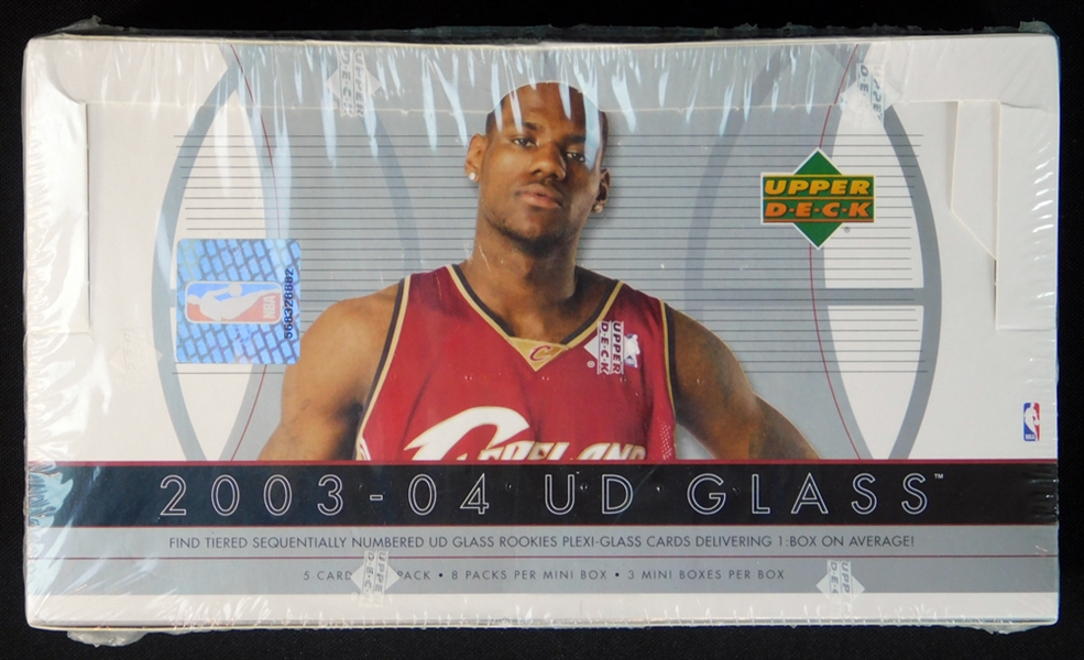 2003-04 Upper Deck Glass Basketball Unopened Hobby Box