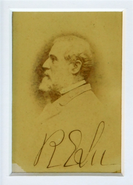 Robert E. Lee Signed Photogaph BAS