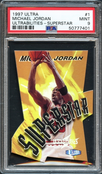 1997 Ultra #1 Michael Jordan Ultrabilities - Superstar PSA 9 MINT