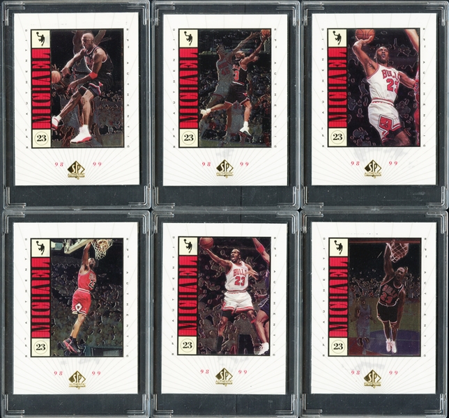1998-99 Upper Deck SP Authentic Michael Jordan Complete Set of 15