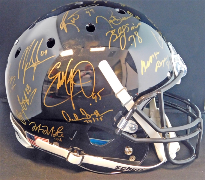 College Football Stars Multi-Signed Full Size Helmet with (23) Signatures Steiner