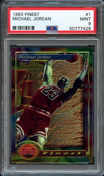 1993 Finest #1 Michael Jordan PSA 9 MINT
