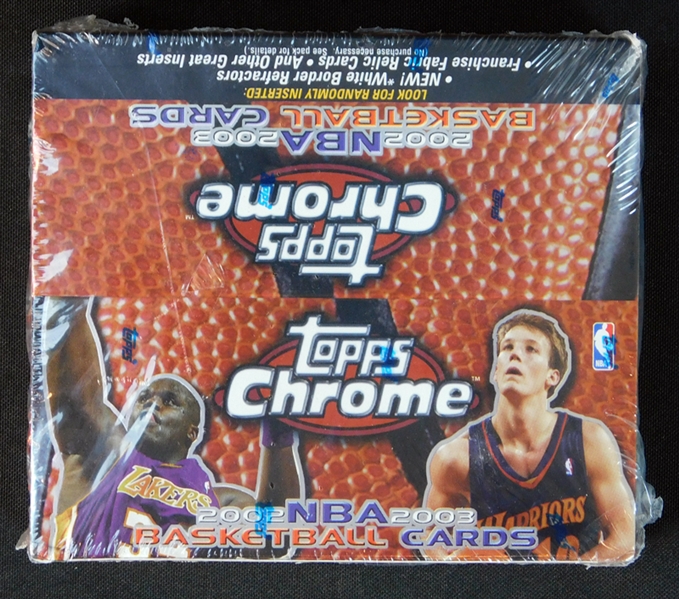 2002-03 Topps Chrome NBA Unopened Box